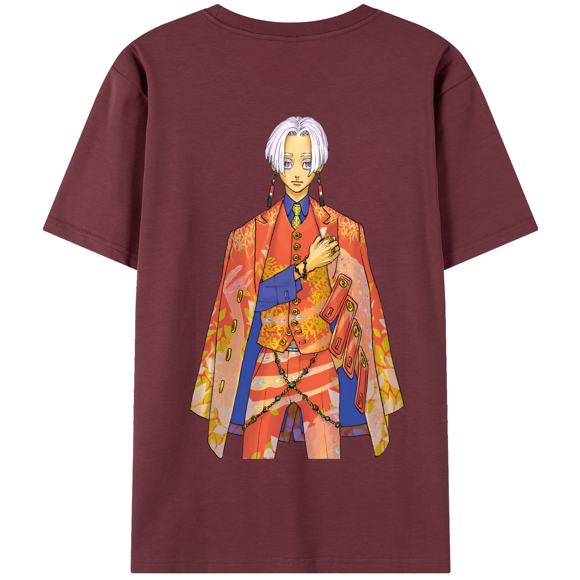 （画像用） 東京リベンジャーズ Tokyo Revengers 綿100％半袖Tシャツ（背面プリント）